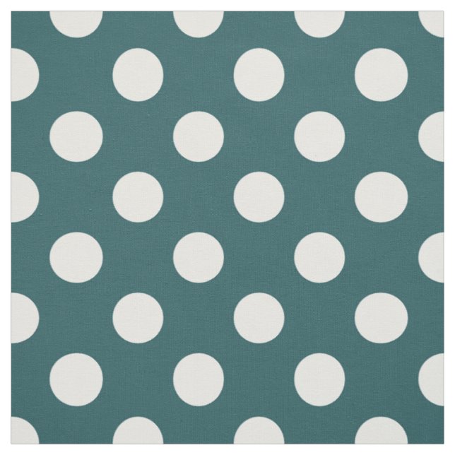 Aquamarine Polka-Punkte Stoff (Muster)