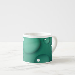 Aquamarine Raindrop Textur Espressotasse