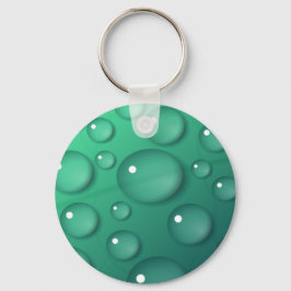 Aquamarine Raindrop Textur Schlüsselanhänger