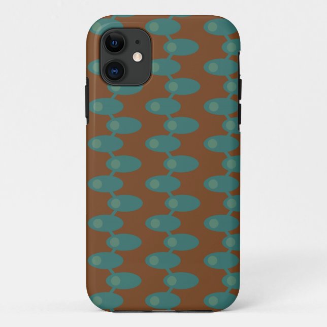 Aquamarine Raumschiffe Case-Mate iPhone Hülle (Rückseite)