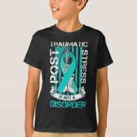 Aquamarine Ribbon Post Traumatic Stress Flag Ptsd
