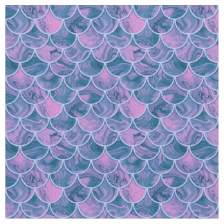 Aquamarine Rose Stoff