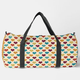 AQUAMARINE ROTE ORANGE YELLOW PATTERN DUFFLE BAG