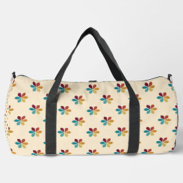 AQUAMARINE ROTE ORANGE YELLOW PATTERN DUFFLE BAG