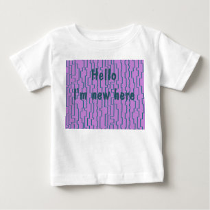 Aquamarine Schaltlinien Baby T-shirt