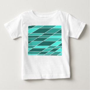 Aquamarine Schattierungen Baby T-shirt