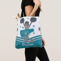 Aquamarine Silber White Stars Cheer Cheer-Leader