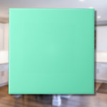 Aquamarine Solid Color | Classic | elegant Fliese<br><div class="desc">Aquamarine Solid Color | Classic | elegant | Trendy | Stilvoll | Geschenk</div>
