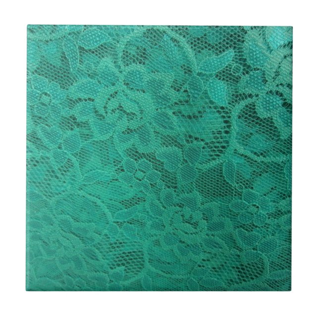 Aquamarine Spitze Fliese (Vorderseite)