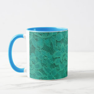 Aquamarine Spitze Tasse