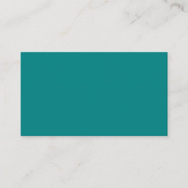 Aquamarine Standardgeschäfts-Karte Visitenkarte (Vorderseite)