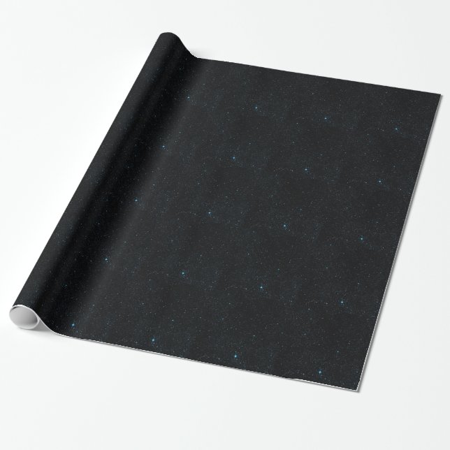 Aquamarine Sterne Geschenkpapier (Ungerollt)