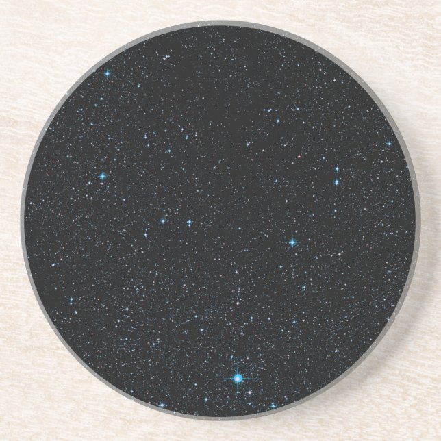 Aquamarine Sterne Untersetzer (Vorne)