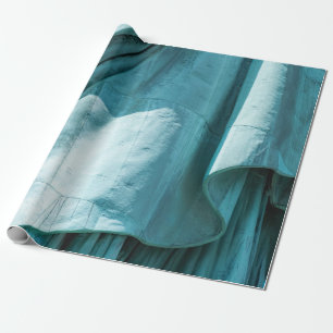 Aquamarine Stoffbedeckung Geschenkpapier