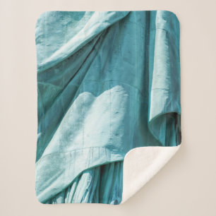 Aquamarine Stoffbedeckung Sherpadecke