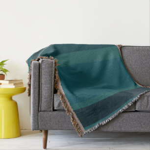 Aquamarine Streifen Decke