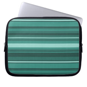 Aquamarine Streifen Laptopschutzhülle