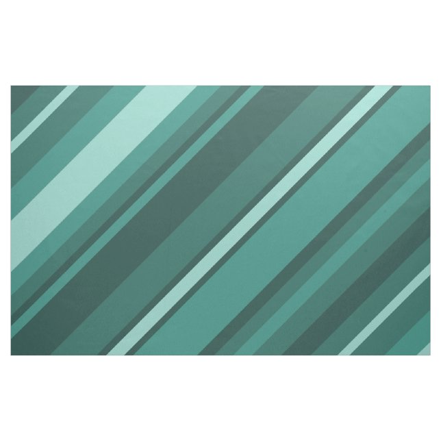 Aquamarine Streifen Stoff (Fat Quarter (45,7 x 55,9 cm))