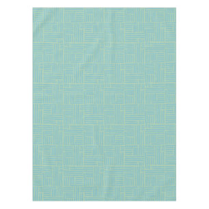 Aquamarine Tintenkleber Streifen Tischdecke