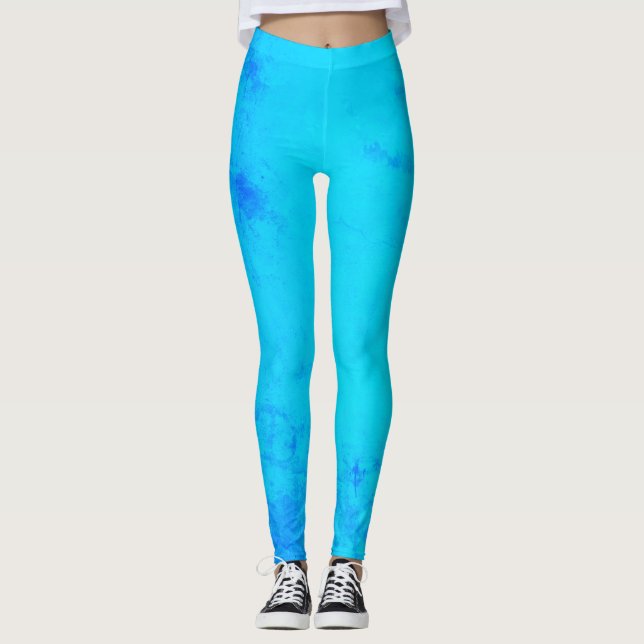 Aquamarine Traumwelt Leggings (Vorderseite)