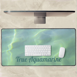 Aquamarine Tropical Sinkisswasser Fotografie Schreibtischunterlage