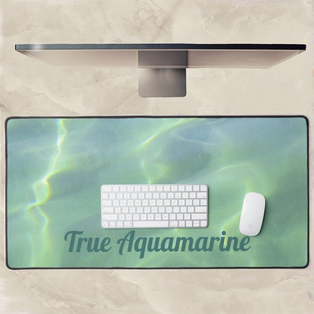 Aquamarine Tropical Sinkisswasser Fotografie Schreibtischunterlage (Von Creator hochgeladen)