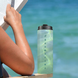 Aquamarine tropisches fotografisches Wasser Thermosbecher