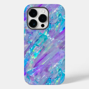 Aquamarine und Amethyst Crystal Case-Mate iPhone 14 Pro Hülle