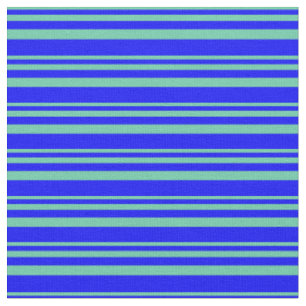 Aquamarine und blaue Farbmuster Stoff