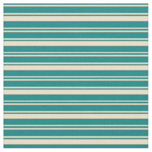 Aquamarine und farbige Linien Stoff