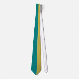 Aquamarine und Gold-Krawatte Krawatte
