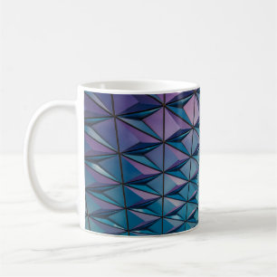 Aquamarine und rosa Bilder Kaffeetasse
