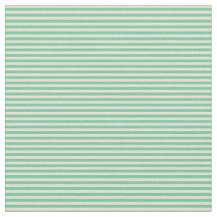Aquamarine und Tan Muster Stoff