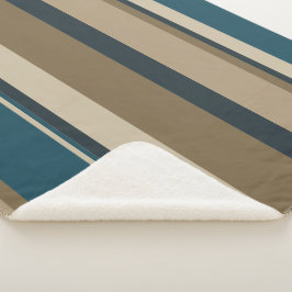 Aquamarine und Touch Circles Sherpadecke