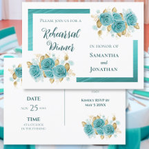 Aquamarine und türkisfarbene Rose Elegante Probe A