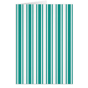 Aquamarine und weiße Streifen