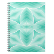 Aquamarine und weißes geometrisches Muster