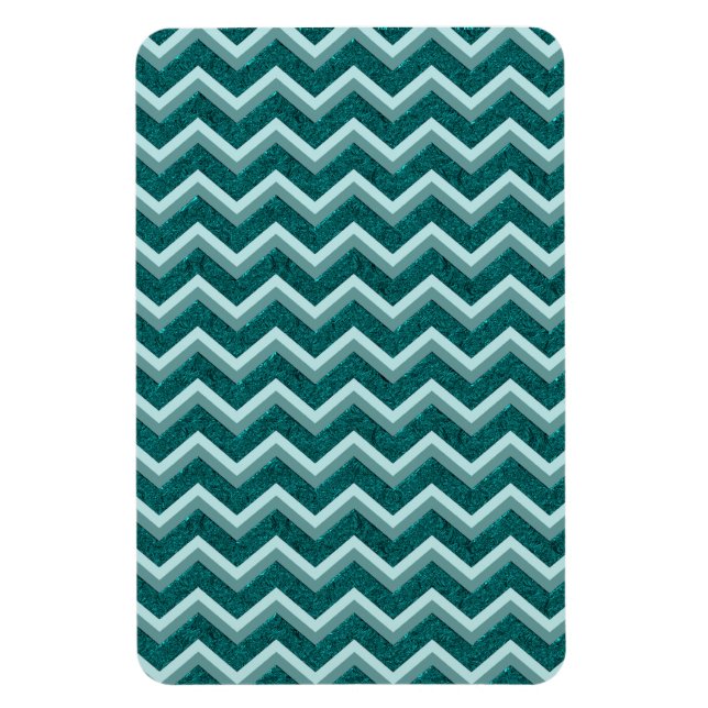 Aquamarine Verzierungsfolie Magnet (Vertikal)