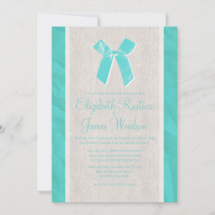 Aquamarine Vintage Einladungen für Hochzeiten von 