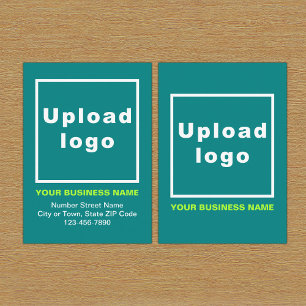 Aquamarine Visitenkarte Begleitkarte