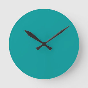 Aquamarine Wall-Uhr Runde Wanduhr