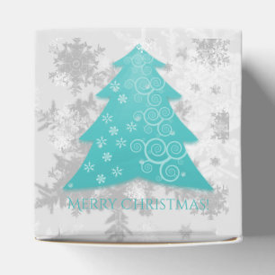 Aquamarine Weihnachtsbaumschachtel Geschenkschachtel