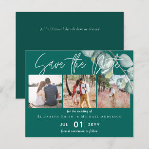 Aquamarine White-EUCALYPTUS-Hochzeit mit geringem