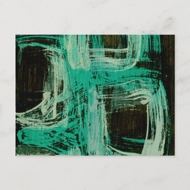 Aquamarine Windows I Postkarte (Vorderseite)