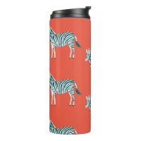 Aquamarine Zebrastreifen-Tierausdruck