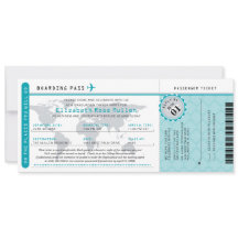 Aquamariner Abschluss World Traveller Boarding Pas
