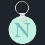 Aquamariner Anfangsbuchstabe Trendy Pastel Mint Bl Schlüsselanhänger<br><div class="desc">Aquamariner Anfangsbuchstabe Trendy Pastellfarben Minz Blau Farbe. Sie können wählen, ob Sie Ihren Initial oder den Initial eines geliebten hinzufügen möchten. Ob es ein herzliches Geschenk für jemanden ist, der Ihnen lieb ist oder eine persönliche Leckerei, die Wahl liegt bei Ihnen. Sie können auch die Personalisierung entfernen und das elegante...</div>