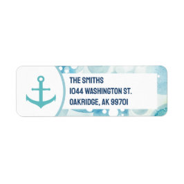 Aquamariner Anker- und Küstenblase Beach-Themed