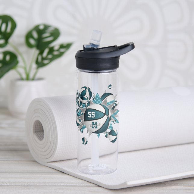 aquamariner Basketballbummel für sportliche Mädche Trinkflasche (Yoga)