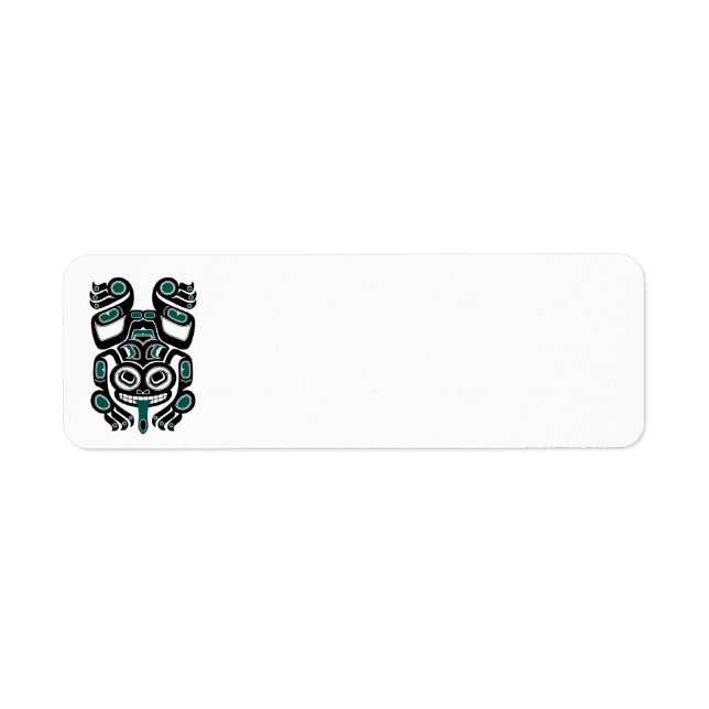 Aquamariner Blaue und Schwarze Haida-Geißelfrosch (Vorne)